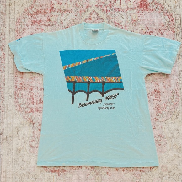 Nike Other - Bloomsday 1987 Men's Light Blue Graphic T-Shirt